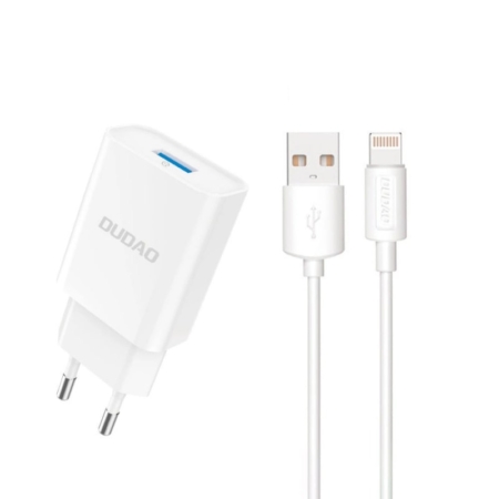 DUDAO A4EUL 10W USB oplader. Inkl USB til Lightning kabel