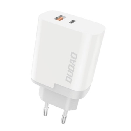 DUDAO A6XSEU Adapter. 22,5Watt. 1xUSB-C + 1xUSB-A