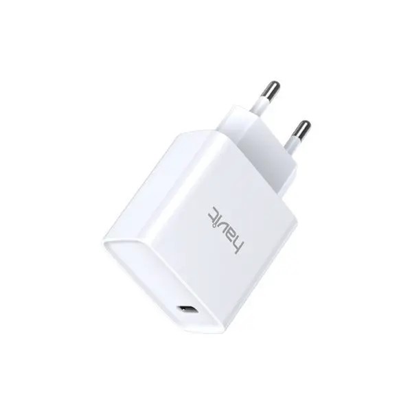 Havit HV-UC110 20W USB-C-strømforsyning. Hvid.