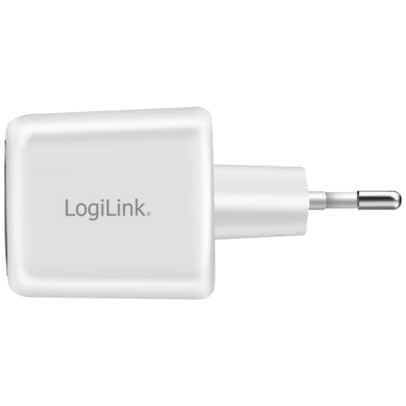 LogiLink 20W Hurtig Dual Oplader USB-C & USB-A Adapter – Hvid LogiLink 20W Hurtig Dual Oplader USB-C & USB-A Adapter – Hvid - Image 3