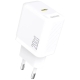 Lynhurtig Dudao A26 20W GaN USB-C Adapter i hvid. På Lager.