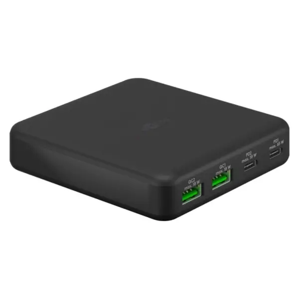 Goobay Multiport Ladestation. 4-porte, 2x USB-A + 2x USB-C.