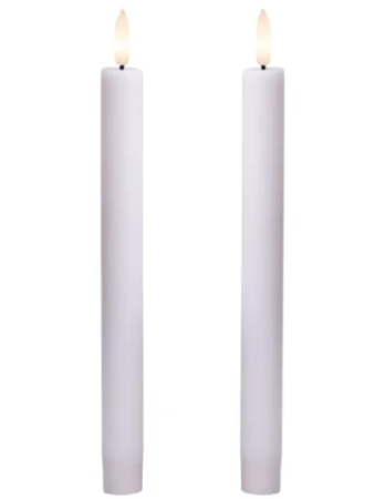 LED kronelys, 22,2 cm, hvid, 2 stk Mobil, PC og tablet tilbehør