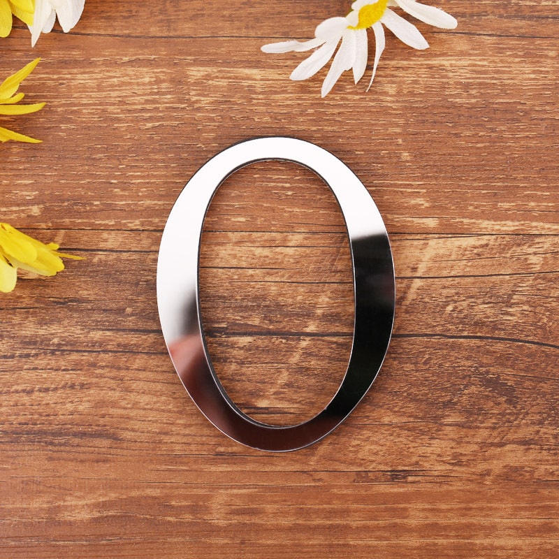 Spejl Bogstav Wallsticker. Unikke Dekorationer til Dit Hjem. Bogstav: O Spejl Bogstav Wallsticker. Unik Dekoration til Dit Hjem. -O.