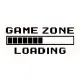 Gamer wallsticker. Game Zone Loading. 22x57cm. Gamer wallsticker. Game Zone Loading. 22x57cm.