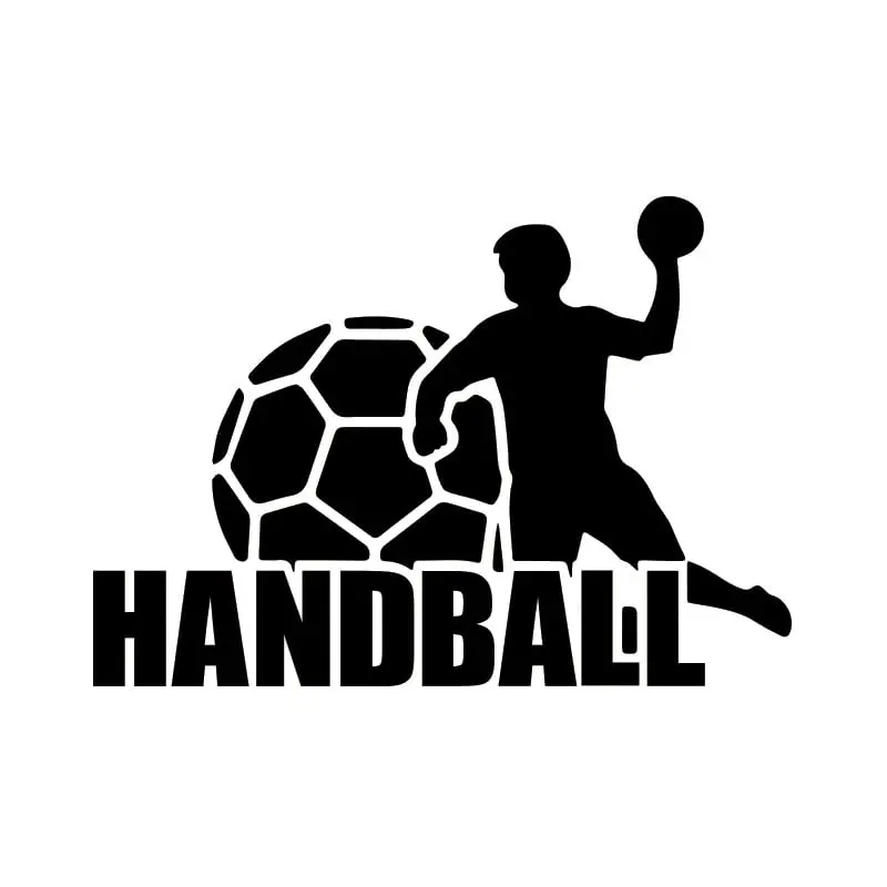 Håndbold wallsticker. Stor flot wallsticker til håndboldspilleren. 57x81cm. Håndbold wallsticker. Flot wallsticker til håndboldspilleren