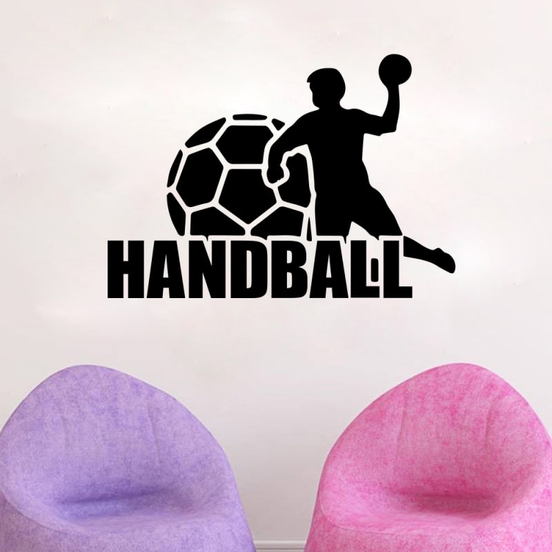 Håndbold wallsticker. Stor flot wallsticker til håndboldspilleren. 57x81cm. Håndbold wallsticker. Stor flot wallsticker til håndboldspilleren. 57x81cm. - Image 4
