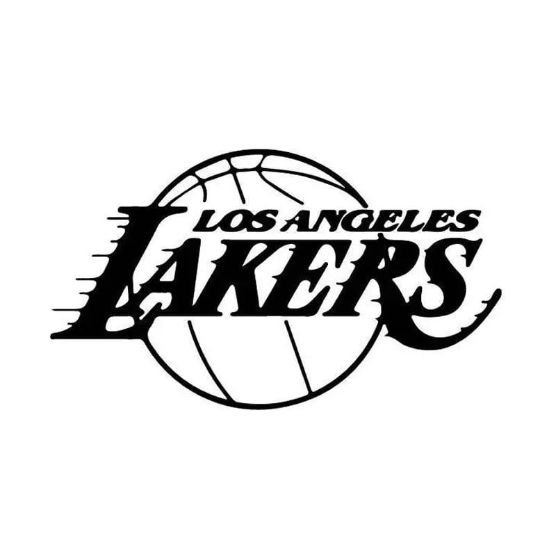 Basket wallsticker. Los Angeles Lakers. 30x52cm. Basket wallsticker. Los Angeles Lakers. Stort udvalg.