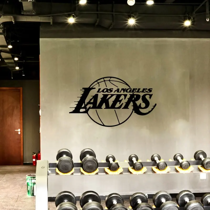 Basket wallsticker. Los Angeles Lakers. 30x52cm. Basket wallsticker. Los Angeles Lakers. 30x52cm. - Image 4