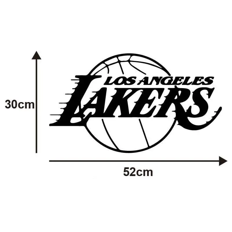 Basket wallsticker. Los Angeles Lakers. 30x52cm. Basket wallsticker. Los Angeles Lakers. 30x52cm. - Image 6