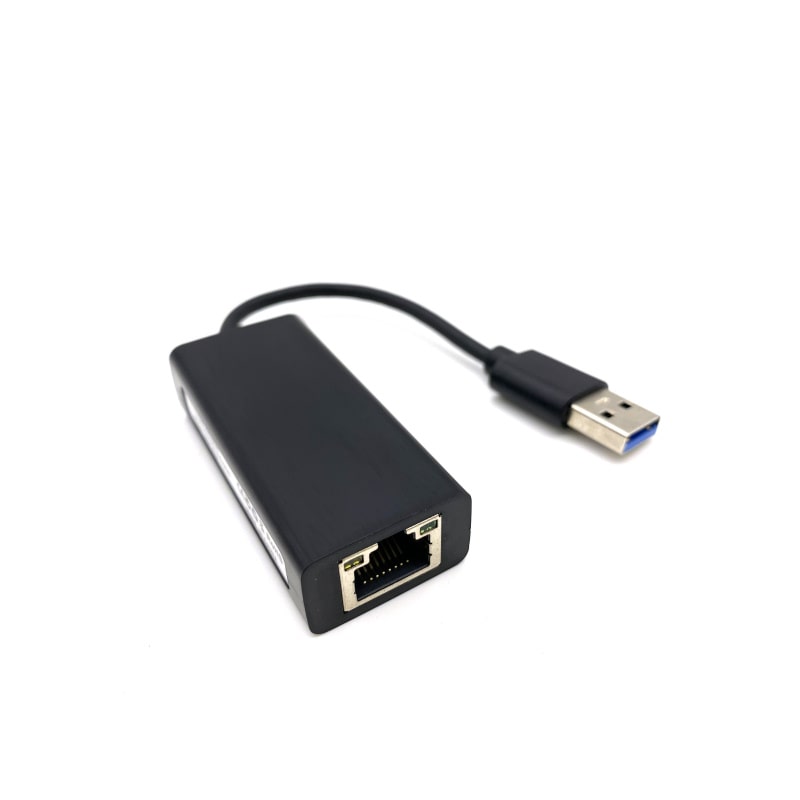 USB 3.0 Gigabit Ethernet Adapter til Nintendo Switch, Wii, Wii U & PC. Sort USB 3.0 Gigabit Ethernet Adapter til Nintendo Switch, Wii, Wii U & PC. Sort - Billede 2