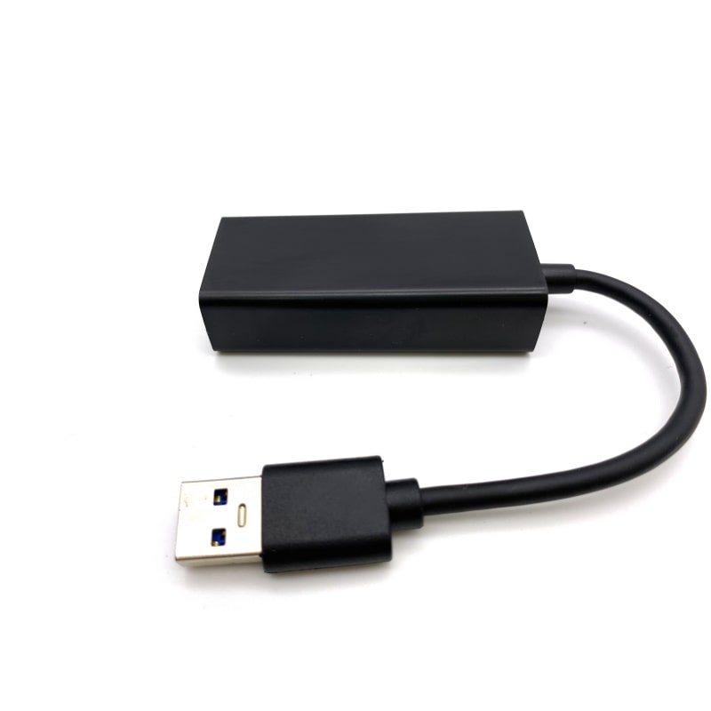 USB 3.0 Gigabit Ethernet Adapter til Nintendo Switch, Wii, Wii U & PC. Sort USB 3.0 Gigabit Ethernet Adapter til Nintendo Switch, Wii, Wii U & PC. Sort - Billede 3