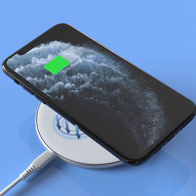 Ultra-tynd Stilfuld DUDAO A10B 10W Qi trådløs oplader. Hvid. Ultra-tynd Stilfuld DUDAO A10B 10W Qi trådløs oplader. Hvid. - Image 2