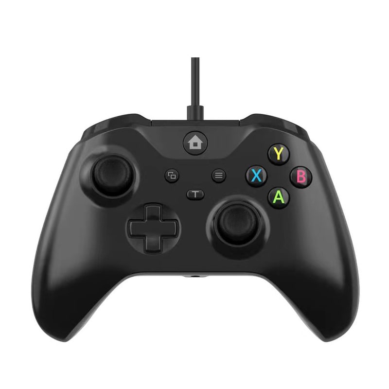 XBOX One & PC Gaming Controller med Turbo-funktion, 3,5 mm Jack & Vibration Fed XBOX One & PC Gaming Controller med Turbo-funktion. Sort
