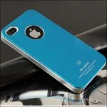 iPhone 4 & 4S Air jacket cover. Turkisblå. Mobil, PC og tablet tilbehør