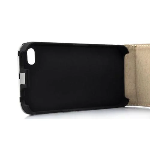 Dots Leather case med magnet flip til iPhone 4/4S. Hvid. Dots Leather case med magnet flip til iPhone 4/4S. Hvid. - Image 6