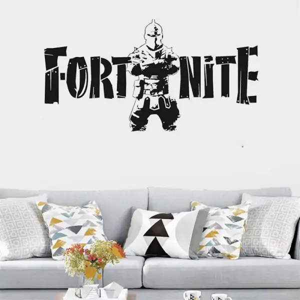 Fortnite wallsticker. Black Knight. 76x43cm Fortnite wallsticker. Black Knight. 76x43cm - Image 5