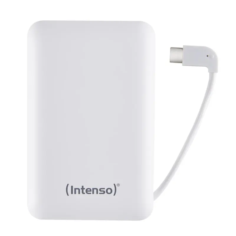 Intenso XC10000 Powerbank. 3A USB-C. 10.000 mAh. Hvid. Intenso XC10000 Powerbank. 3A USB-C. 10.000 mAh. Hvid.