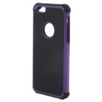 2 i 1 fodbold-mønstret cover til iPhone 6/6S. Lilla. Mobil, PC og tablet tilbehør