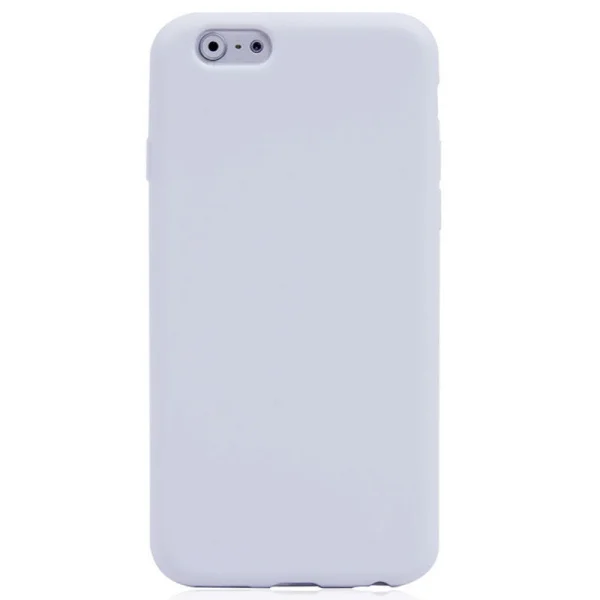 iPhone 6/6S TPU cover med plast skærmcover. Hvid. iPhone 6/6S TPU cover med plast skærmcover. Hvid. - Image 5