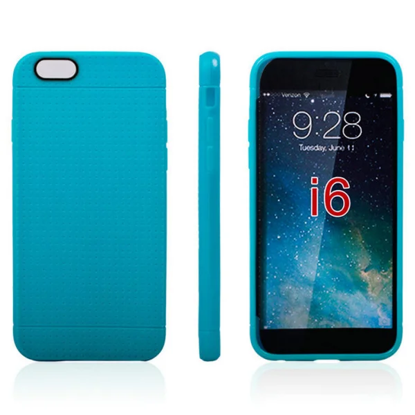 iPhone 6/6S soft TPU cover. Blå. iPhone 6/6S soft TPU cover. Blå. - Image 2