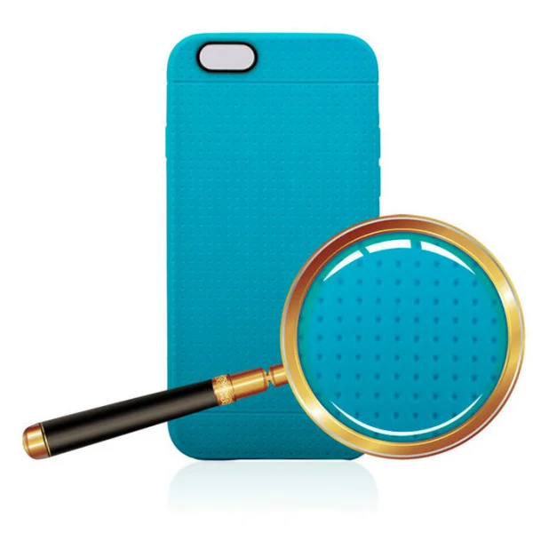 iPhone 6/6S soft TPU cover. Blå. iPhone 6/6S soft TPU cover. Blå. - Image 3