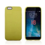 iPhone 6/6S soft TPU cover. Gul. Mobil, PC og tablet tilbehør