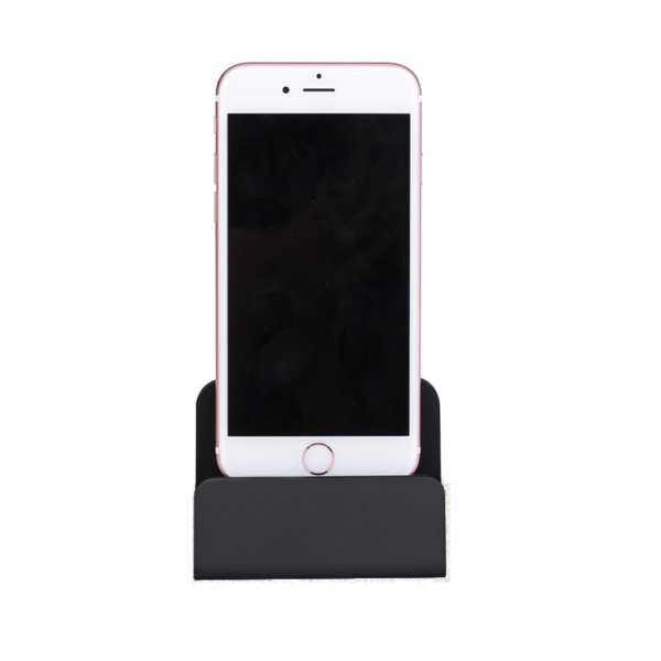 iPad Dock. Elegant Bordlader til både iPads og iPhones. Sort - Image 3
