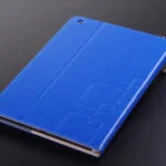 Flot "graveret" cover til iPad. Printing Grain. Blå. Mobil, PC og tablet tilbehør
