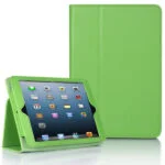 Lædertaske /-holder til iPad Mini. Grøn. Mobil, PC og tablet tilbehør