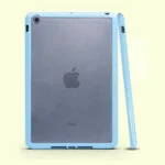 iPad Mini mat transparent bumpercover. Sky blue. Mobil, PC og tablet tilbehør