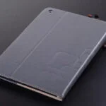 Printing Grain - "graveret" cover til iPad Mini 2 & 3. Grå. Mobil, PC og tablet tilbehør
