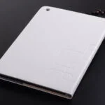 Printing Grain - "graveret" cover til iPad Mini 2 & 3. Hvid. Mobil, PC og tablet tilbehør