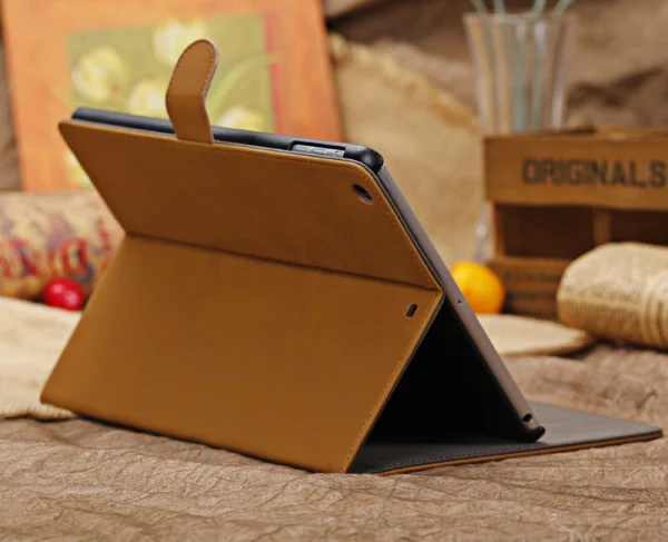 Lækkert ruskinds cover til iPad Mini 2 & 3. Lysebrun. Lækkert ruskinds cover til iPad Mini 2 & 3. Lysebrun. - Image 3