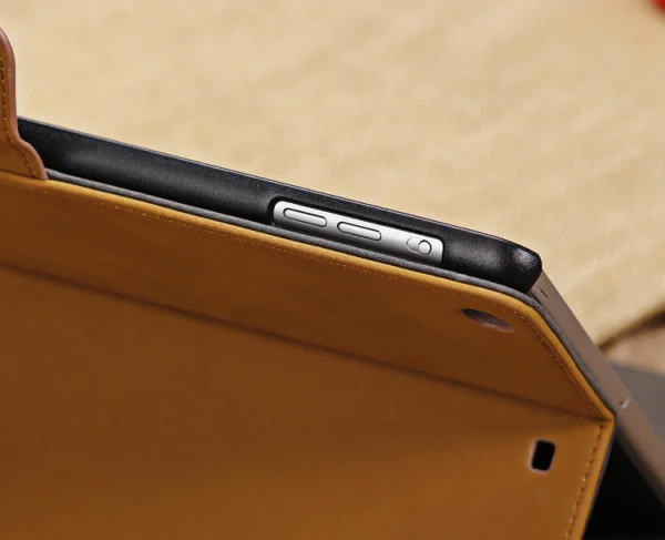 Lækkert ruskinds cover til iPad Mini 2 & 3. Lysebrun. Lækkert ruskinds cover til iPad Mini 2 & 3. Lysebrun. - Image 5