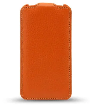 Melkco lædercover til iPhone 4 / 4S. Orange. Melkco lædercover til iPhone 4 / 4S. Orange. - Image 2