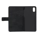 eSTUFF iPhone X Soft Eco Læder cover m kreditkortholder. Sort. Mobil, PC og tablet tilbehør