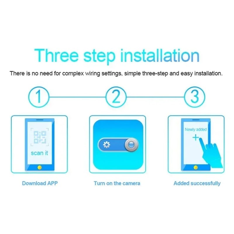 X5 WiFi Mini Overvågningskamera med 1080P, Lyd, Nattesyn og Fjernadgang X5 WiFi Mini Overvågningskamera med 1080P, Lyd, Nattesyn og Fjernadgang - Image 16