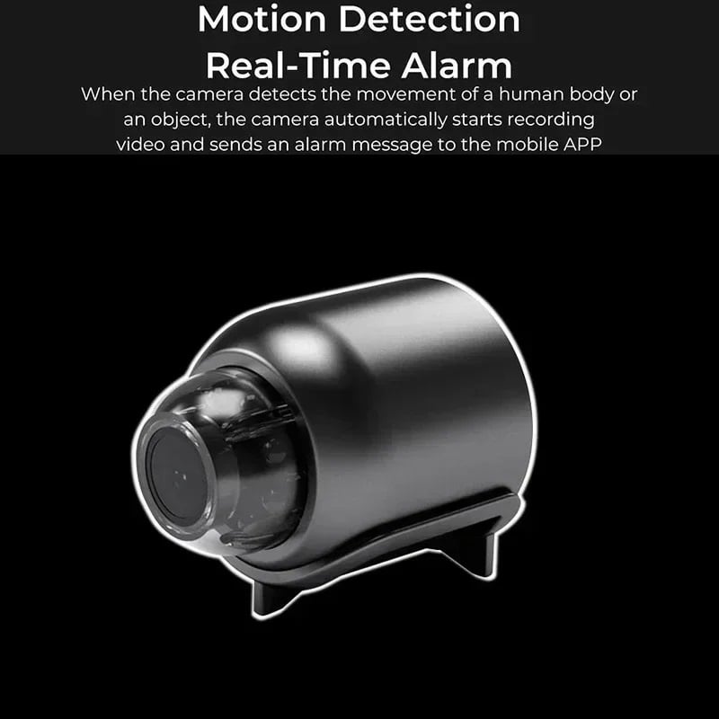 X5 WiFi Mini Overvågningskamera med 1080P, Lyd, Nattesyn og Fjernadgang X5 WiFi Mini Overvågningskamera med 1080P, Lyd, Nattesyn og Fjernadgang - Image 6