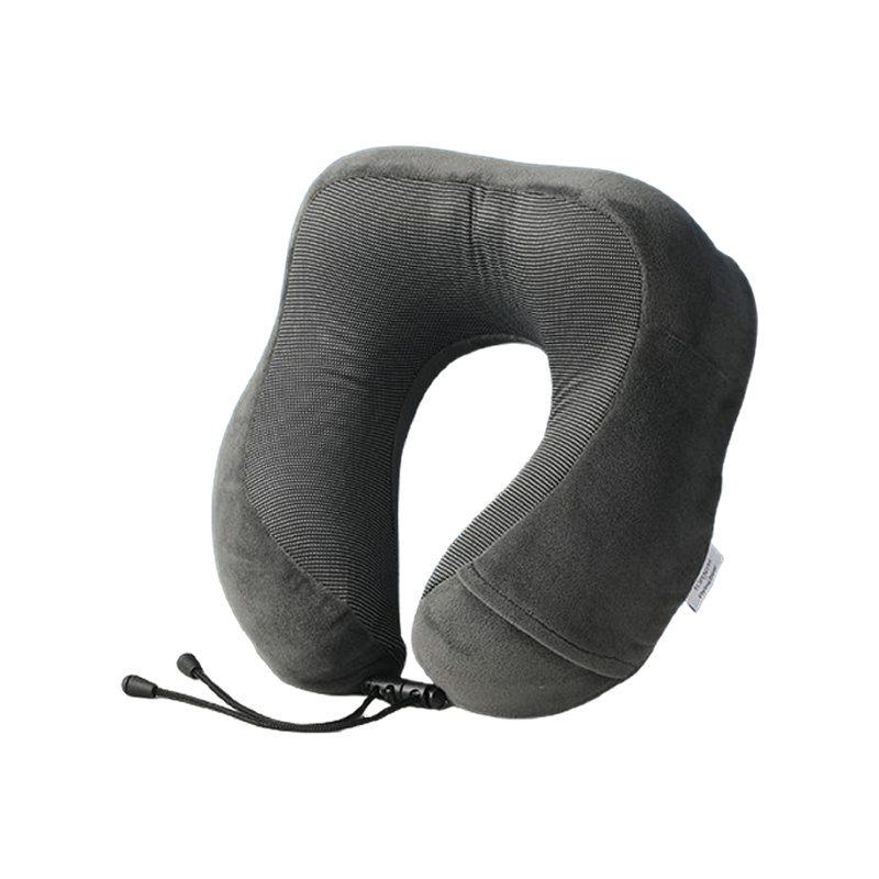 M-formet Memory Foam Rejsepude – Ergonomisk Nakke- og Hovedstøtte med Vaskbart Betræk (Sort) M-formet Memory Foam Rejsepude - Ergonomisk Nakkestøtte. Sort