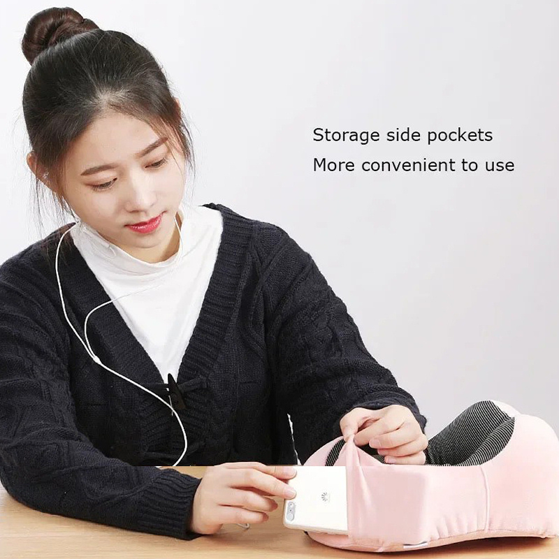 M-formet Memory Foam Rejsepude – Ergonomisk Nakke- og Hovedstøtte med Vaskbart Betræk (Sort) M-formet Memory Foam Rejsepude – Ergonomisk Nakke- og Hovedstøtte med Vaskbart Betræk (Sort) - Image 10