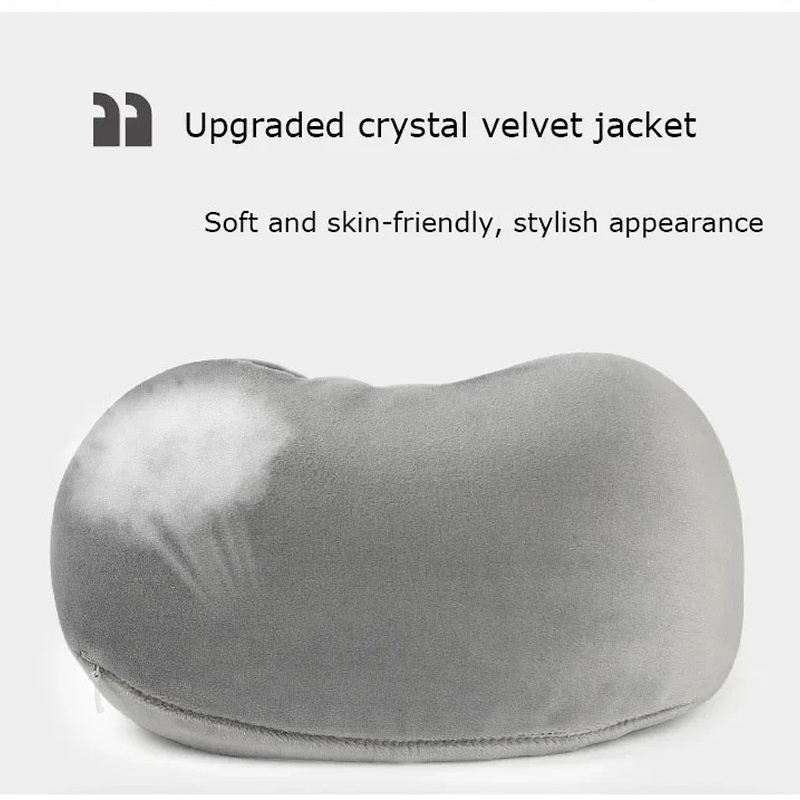 M-formet Memory Foam Rejsepude – Ergonomisk Nakke- og Hovedstøtte med Vaskbart Betræk (Sort) M-formet Memory Foam Rejsepude – Ergonomisk Nakke- og Hovedstøtte med Vaskbart Betræk (Sort) - Image 5