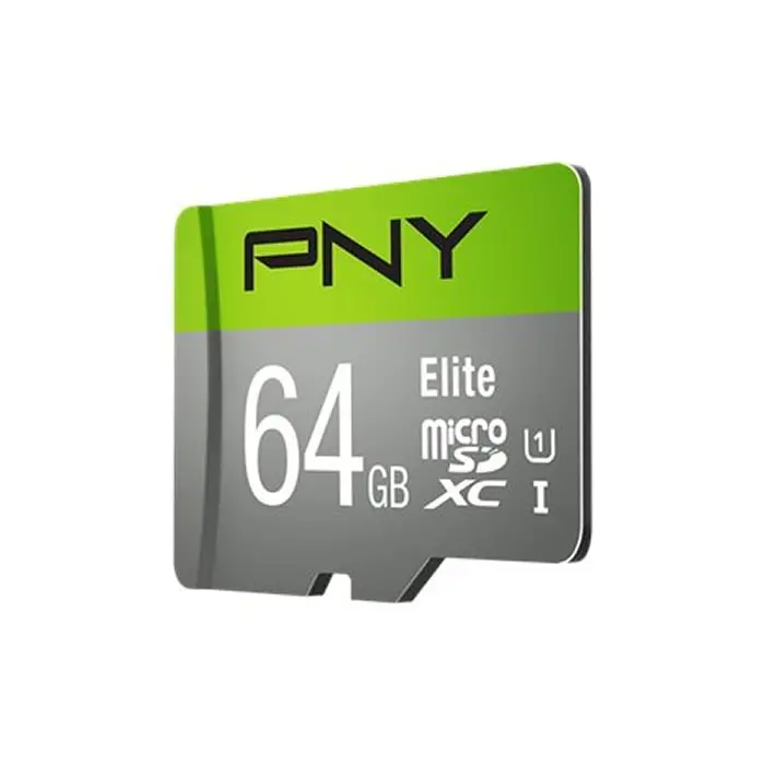 PNY Elite microSDXC 64GB 100MB/s UHS-I / Class10 PNY Elite microSDXC 64GB 100MB/s UHS-I / Class10 - Billede 3