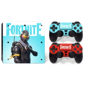 Fortnite PS4 Slim skin til konsol og controllere. Burnout. Mobil, PC og tablet tilbehør