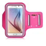 Sportsarmbånd til Samsung S3, S4, S5, S6, S6 Edge & S7. Hot pink Mobil, PC og tablet tilbehør