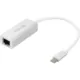 Sandberg USB-C Netværks Converter / LAN adapter. Silver. Mobil, PC og tablet tilbehør