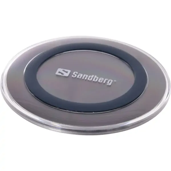 Sandberg Wireless Charger Pad. Fed trådløs oplader. 5W.