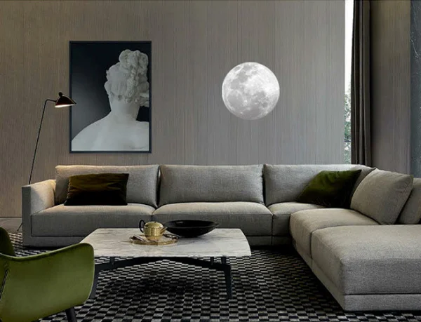 Stor selvlysende måne wallsticker. 34 cm. I love you. Stor selvlysende måne wallsticker. 34 cm. I love you. - Image 4