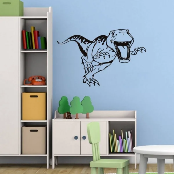Dinosaurus wallsticker. T-Rex kommer! 57x63cm. Dinosaurus wallsticker. T-Rex kommer! 57x63cm. - Image 3