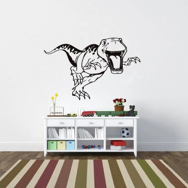Dinosaurus wallsticker. T-Rex kommer! 57x63cm. Dinosaurus wallsticker. T-Rex kommer! 57x63cm. - Image 4
